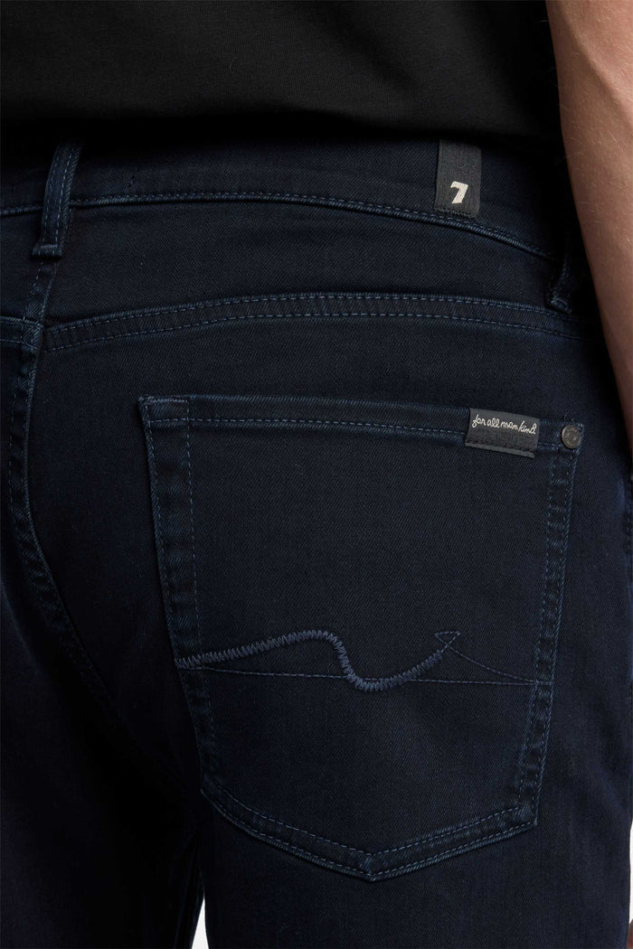7 FOR ALL MANKIND Slim Luxe Performance Denim Jeans Eco Black - MAISONDEFASHION.COM