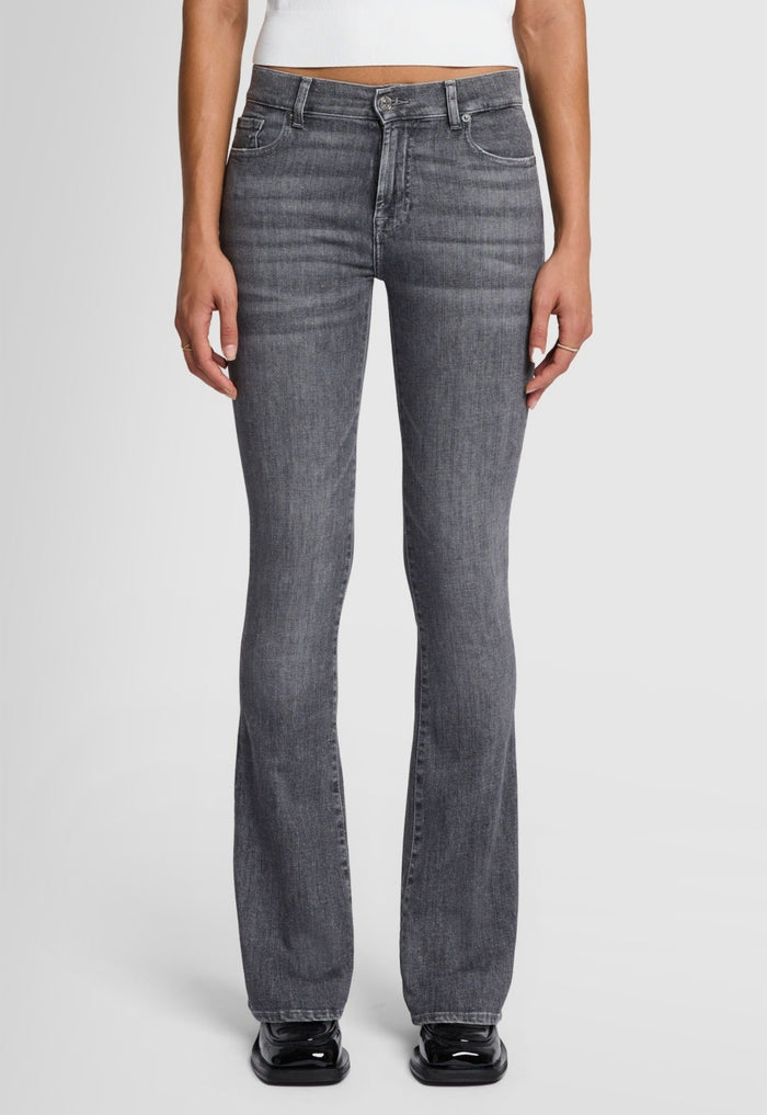 7 FOR ALL MANKIND WOMEN BOOTCUT Soho Slim Illusion Mid Waist Jeans Grey - MAISONDEFASHION.COM