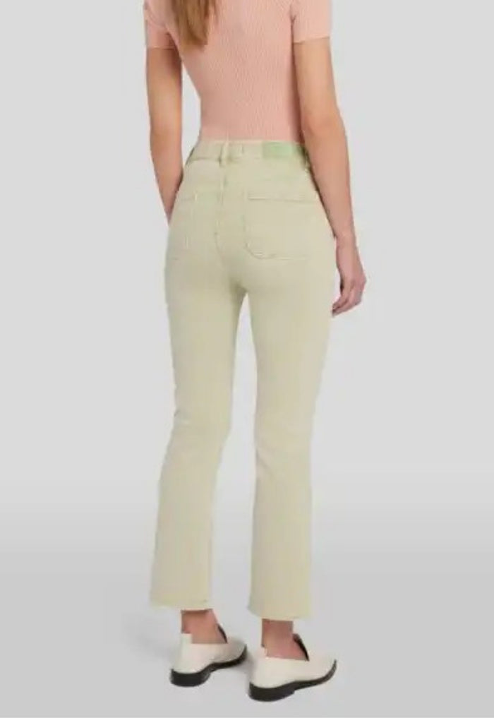 7 FOR ALL MANKIND WOMEN High-rise Slim-kick Jeans Patch Pockets Pear - MAISONDEFASHION.COM