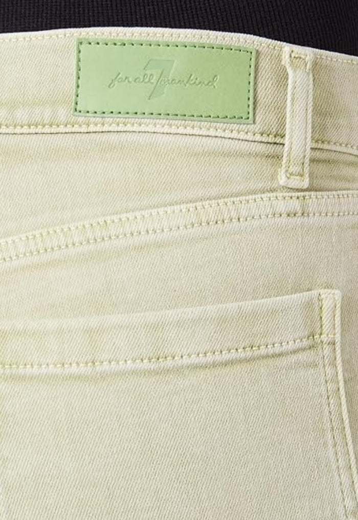 7 FOR ALL MANKIND WOMEN High-rise Slim-kick Jeans Patch Pockets Pear - MAISONDEFASHION.COM