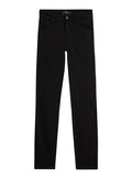 7 FOR ALL MANKIND WOMEN KIMMIE STRAIGHT Rinsed Mid Waist Slim Jeans Black - MAISONDEFASHION.COM