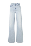 7 FOR ALL MANKIND WOMEN Lotta Frosted Lotus Jeans Light Blue - MAISONDEFASHION.COM