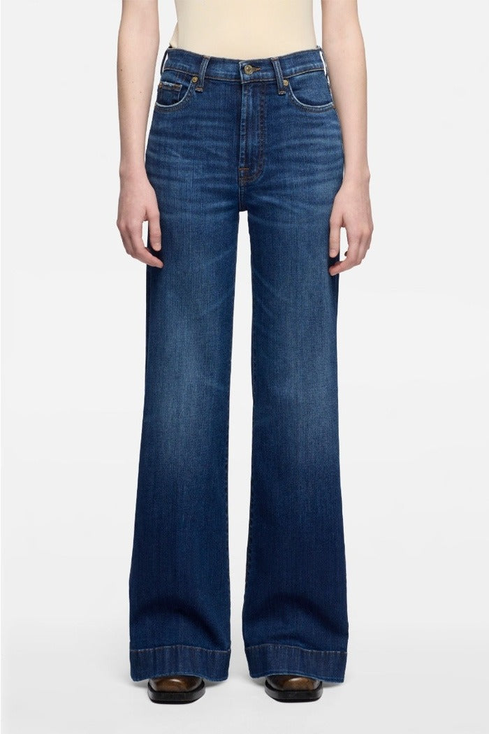 7 FOR ALL MANKIND WOMEN Modern Dojo Tailorless Loom Blue Jeans - MAISONDEFASHION.COM