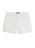 7 FOR ALL MANKIND WOMEN Monroe Long Shorts Milkyway - MAISONDEFASHION.COM