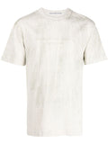 ALEXANDER WANG UNISEX Plaster Dyed Short Sleeve T-Shirt Ice Grey - MAISONDEFASHION.COM