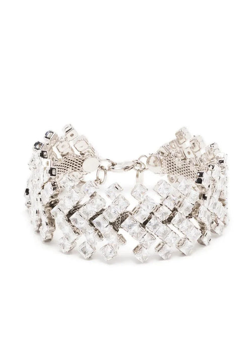ALEXANDRE VAUTHIER Chevron Bracelet Silver - MAISONDEFASHION.COM