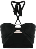 ALEXANDRE VAUTHIER Tube Top Black - MAISONDEFASHION.COM