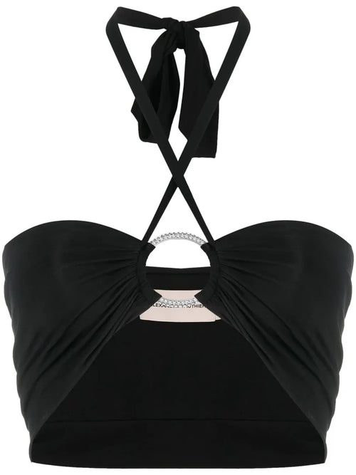 ALEXANDRE VAUTHIER Tube Top Black - MAISONDEFASHION.COM