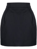 ALEXANDRE VAUTHIER Mini Skirt Japanese Blue - MAISONDEFASHION.COM