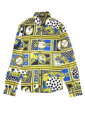 Versace All Over Print L/S Shirt - MAISONDEFASHION.COM