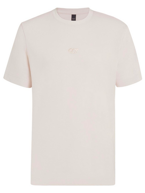 ALPHA TAURI Janso Logo-print Cotton T-shirt White - MAISONDEFASHION.COM