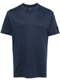 ALPHA TAURI Jopin Short Sleeves T-shirt Navy - MAISONDEFASHION.COM
