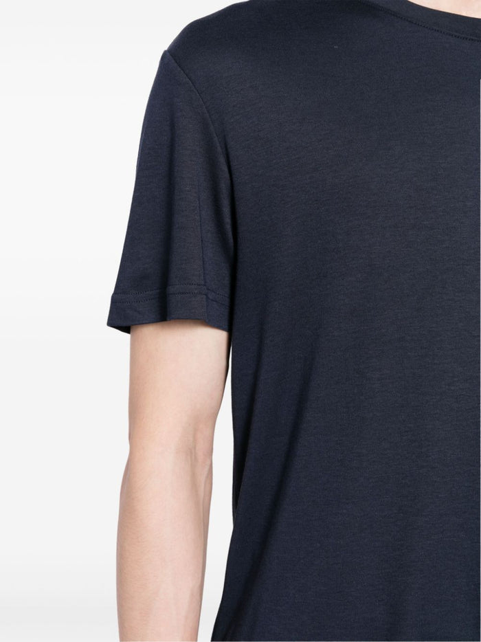 ALPHA TAURI Jopin Short Sleeves T-shirt Navy - MAISONDEFASHION.COM