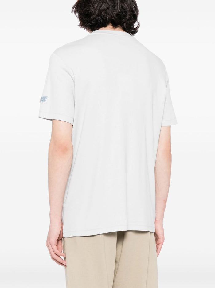 ALPHA TAURI Jopin Short Sleeves T-shirt Storm Light Grey - MAISONDEFASHION.COM