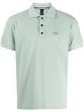 ALPHA TAURI MEN Junx Pique Polo Shirt Dusty Mint - MAISONDEFASHION.COM