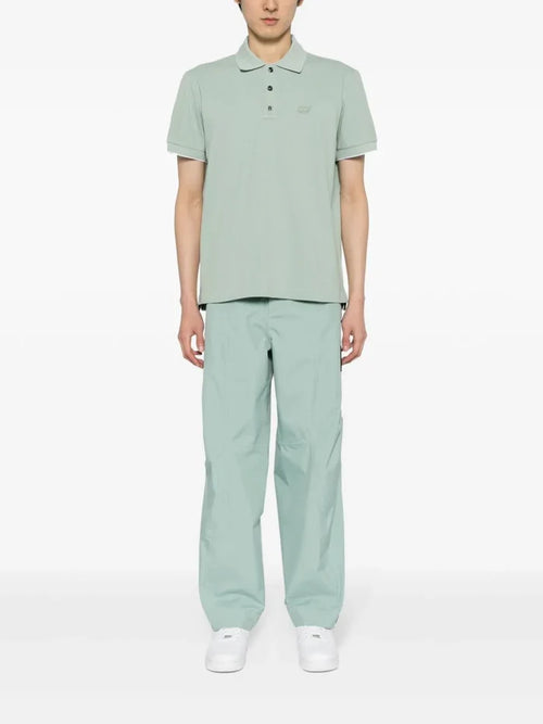 ALPHA TAURI MEN Junx Pique Polo Shirt Dusty Mint - MAISONDEFASHION.COM