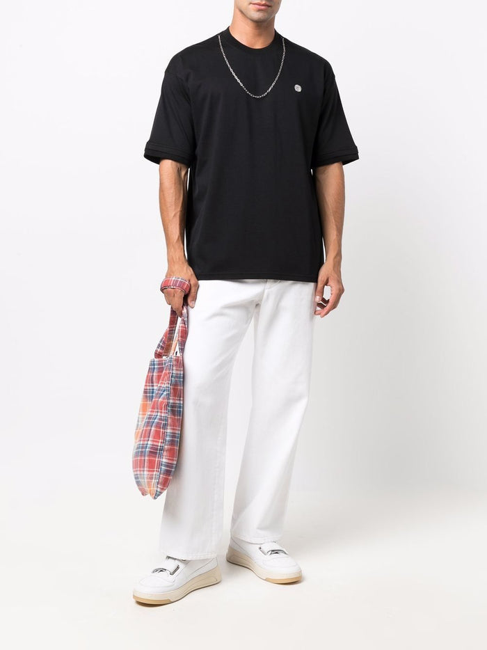 AMBUSH Chain Collar T-Shirt Black - MAISONDEFASHION.COM