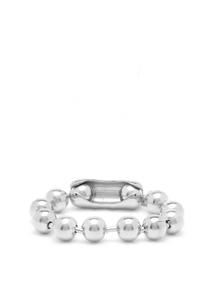 AMBUSH Huge Ball Chain Bracelet Silver - MAISONDEFASHION.COM