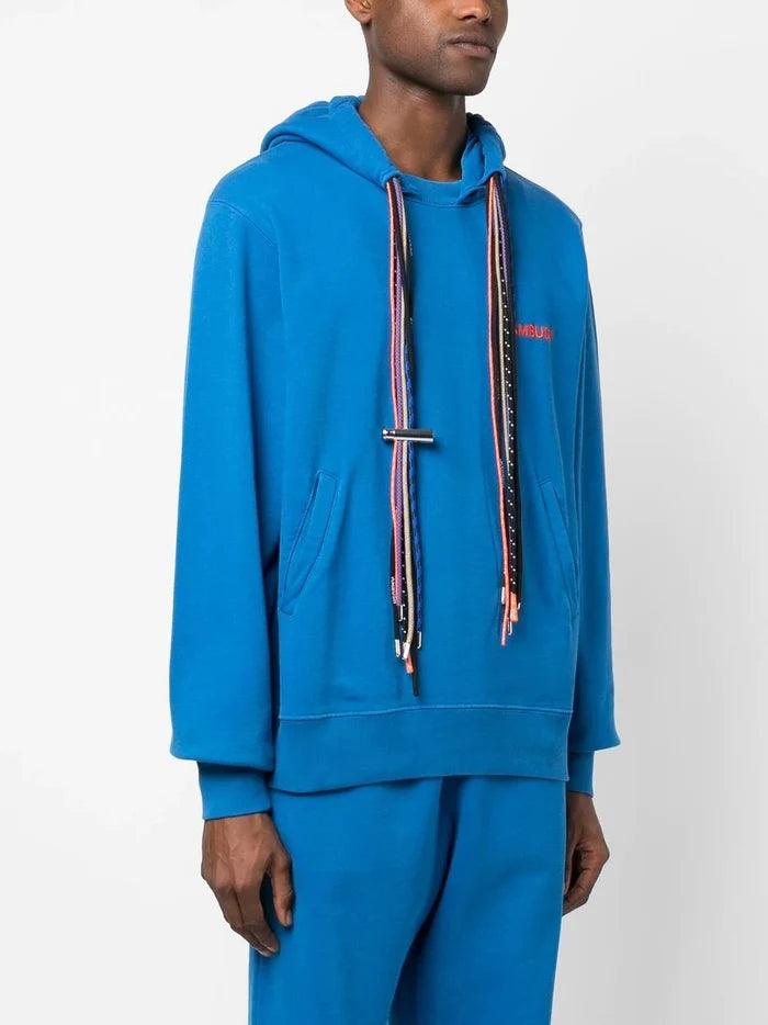 AMBUSH Multicord Hoodie Blue/Vermillion Orange - MAISONDEFASHION.COM