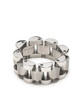 AMBUSH Rollie Chain Ring Silver - MAISONDEFASHION.COM