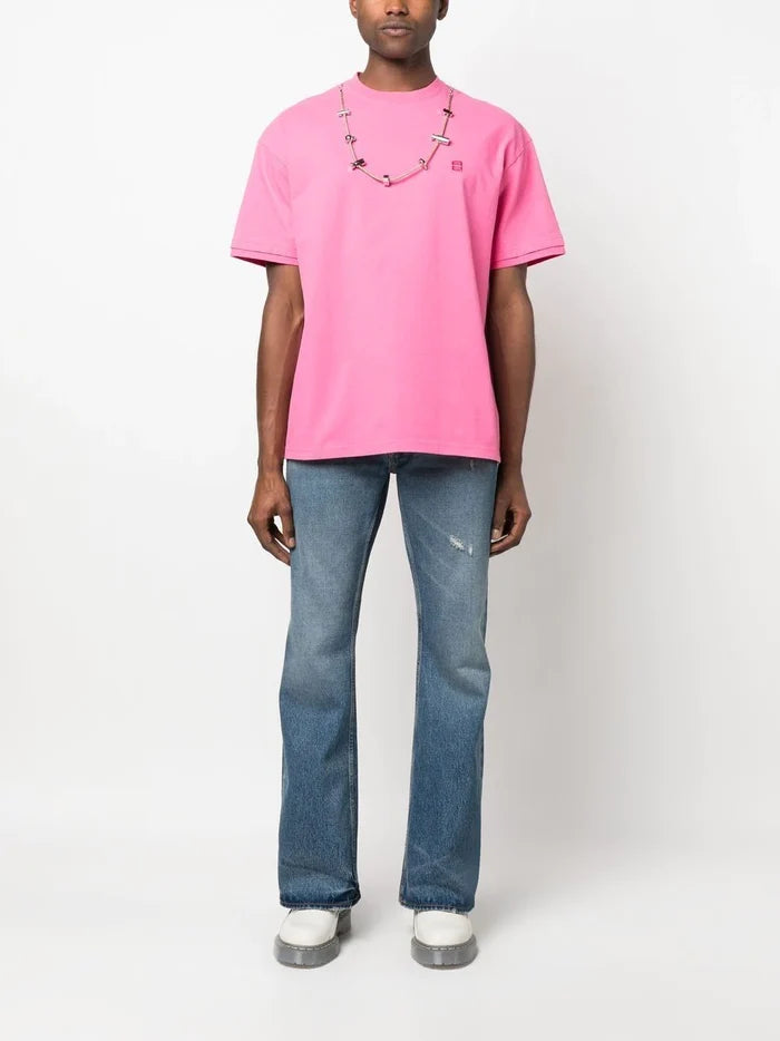 AMBUSH Stoppers T-Shirt Shocking Pink Carmine - MAISONDEFASHION.COM