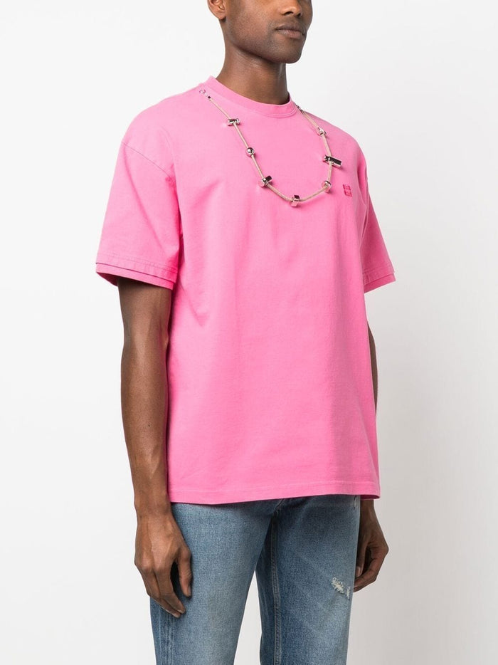 AMBUSH Stoppers T-Shirt Shocking Pink Carmine - MAISONDEFASHION.COM