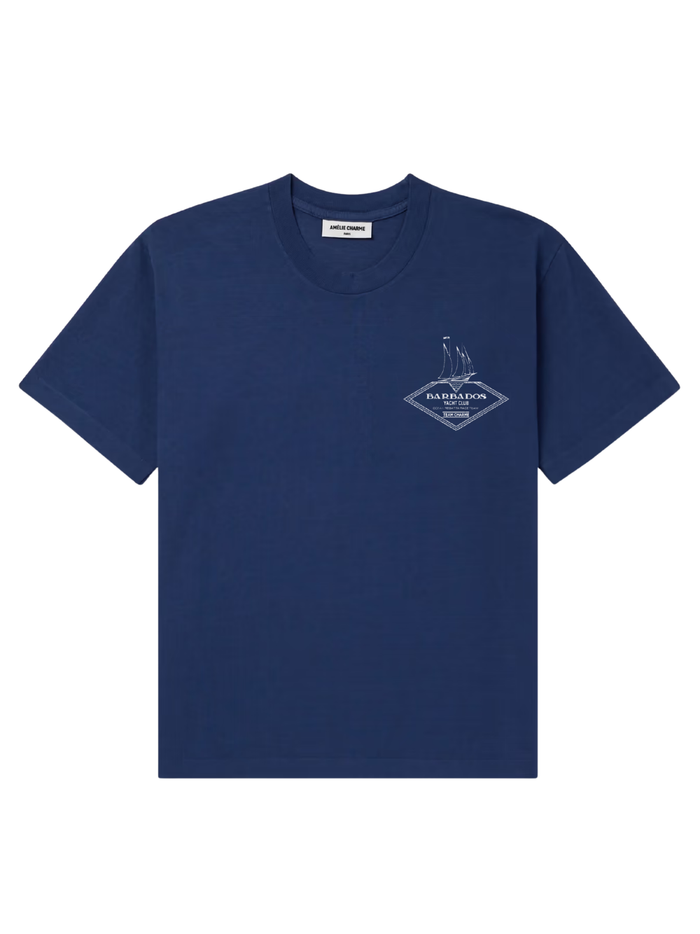 AMÉLIE CHARME Barbados Yacht Club T-Shirt Navy