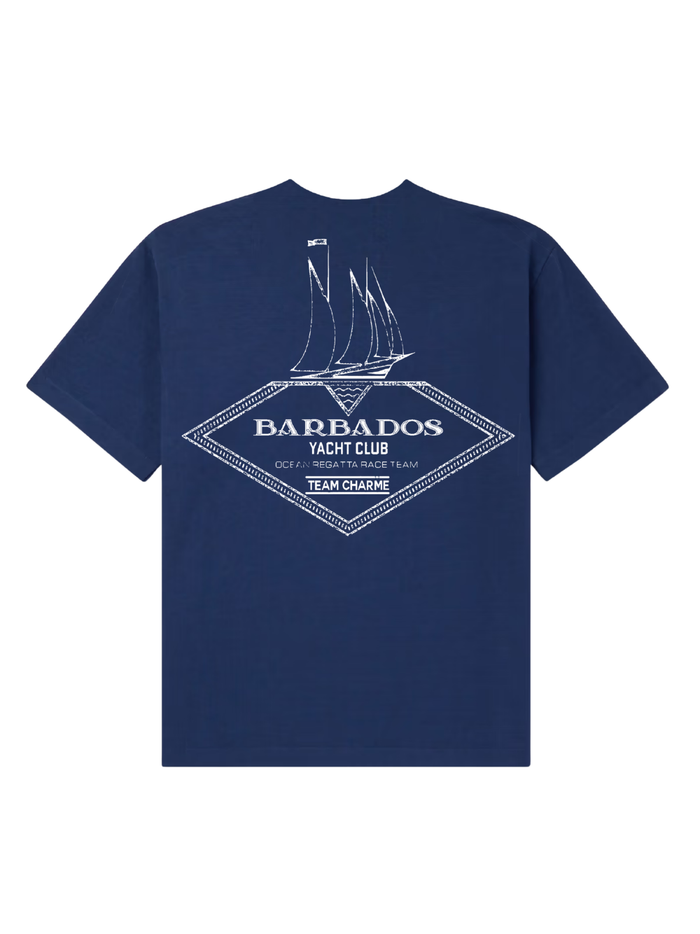 AMÉLIE CHARME Barbados Yacht Club T-Shirt Navy