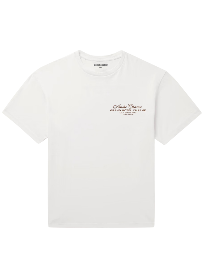 AMÉLIE CHARME Cap Eden Roc T-Shirt White