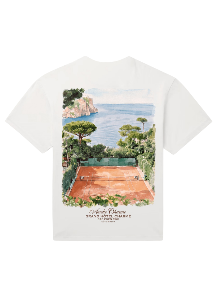 AMÉLIE CHARME Cap Eden Roc T-Shirt White