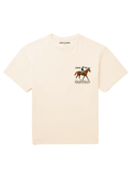 AMÉLIE CHARME Chantilly Racing T-Shirt Beige