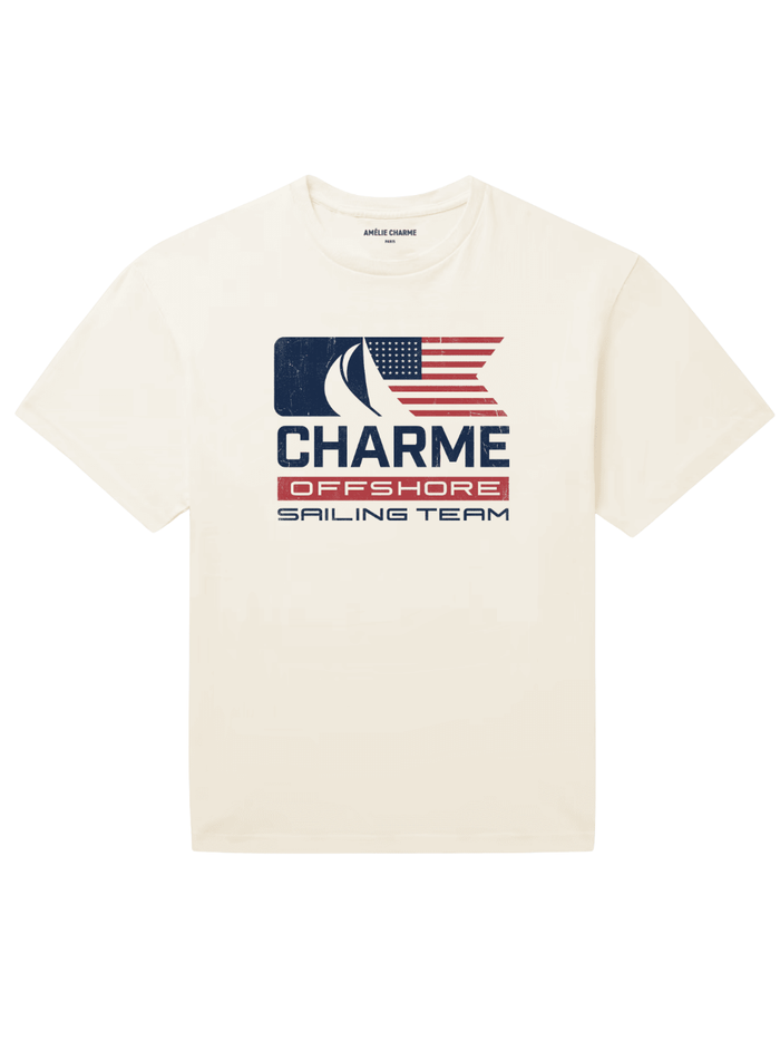 AMÉLIE CHARME Charme Offshore Regatta T-Shirt Beige