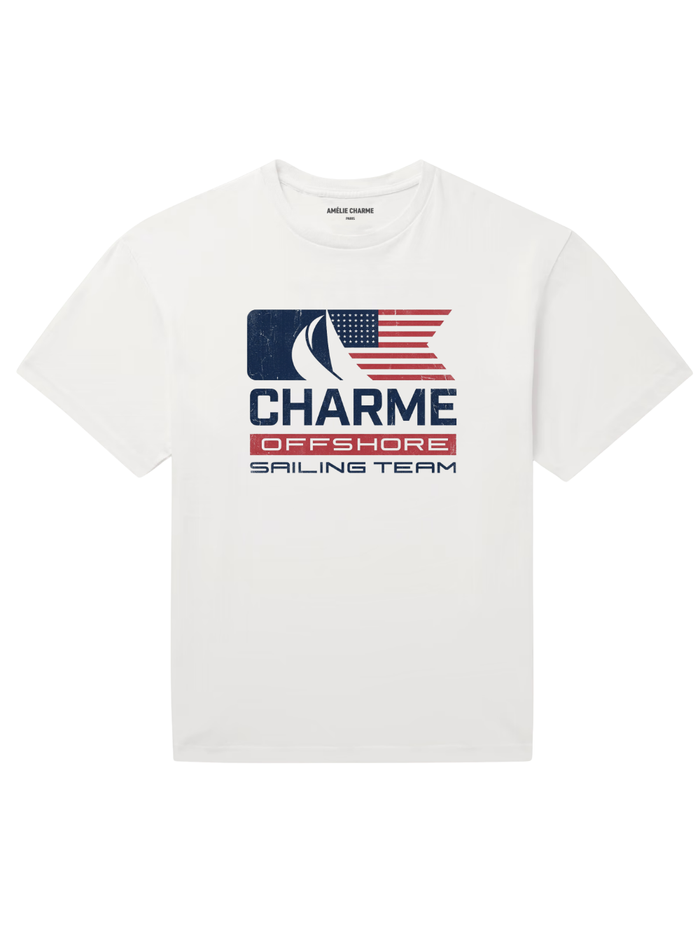 AMÉLIE CHARME Charme Offshore Regatta T-Shirt White