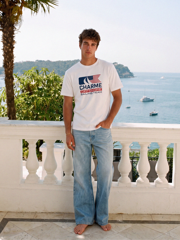 AMÉLIE CHARME Charme Offshore Regatta T-Shirt White