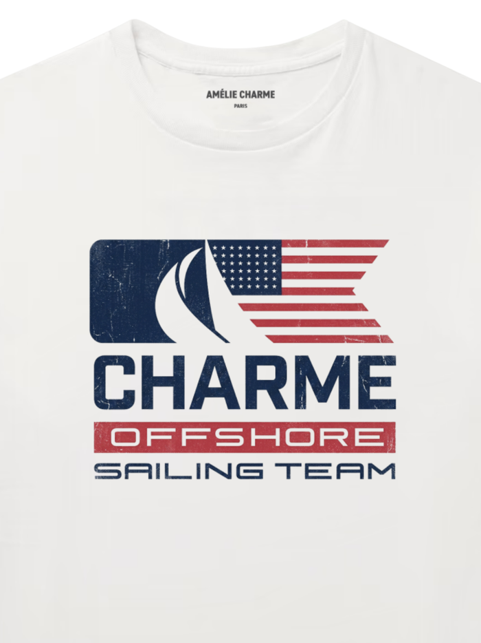 AMÉLIE CHARME Charme Offshore Regatta T-Shirt White