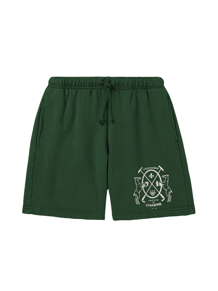 AMÉLIE CHARME Charme Polo Jersey Shorts Green