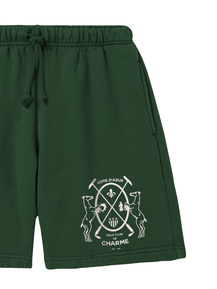 AMÉLIE CHARME Charme Polo Jersey Shorts Green