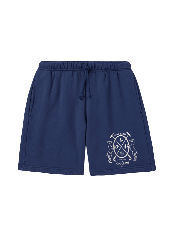AMÉLIE CHARME Charme Polo Jersey Shorts Navy