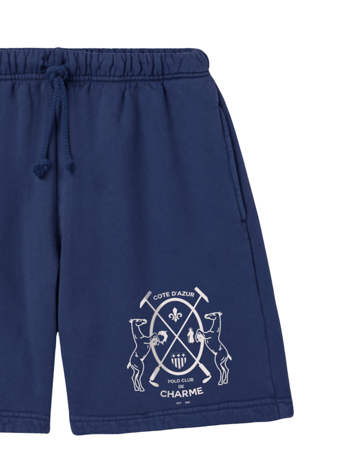 AMÉLIE CHARME Charme Polo Jersey Shorts Navy