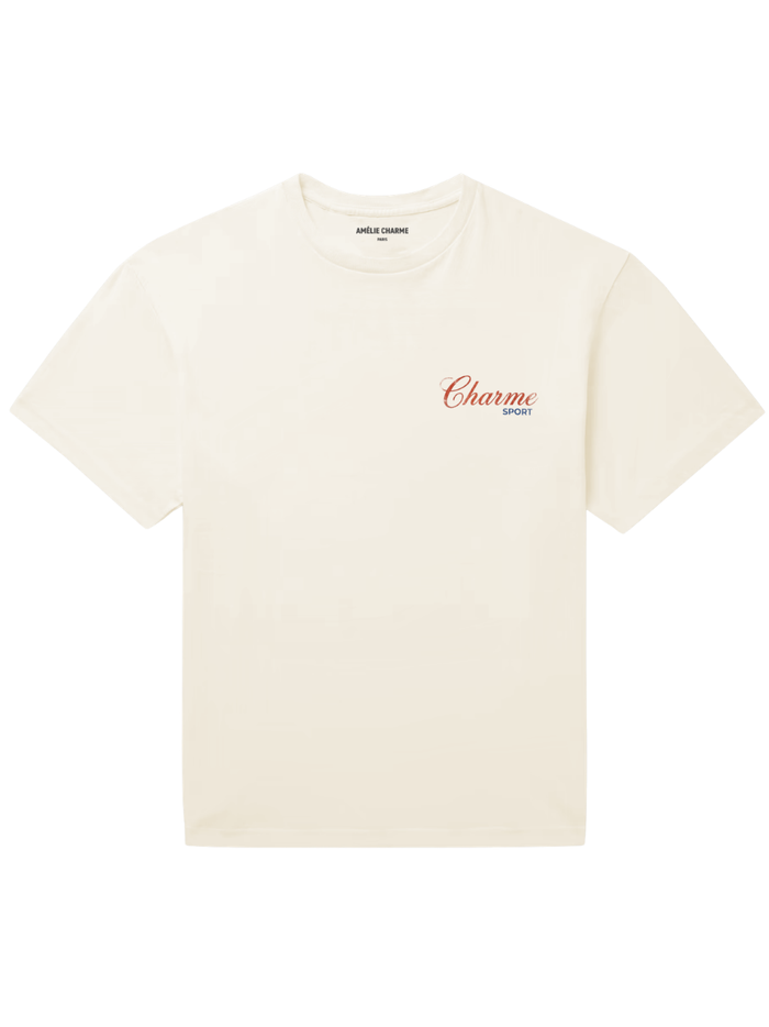 AMÉLIE CHARME Charme Sport Sailboat T-Shirt Beige