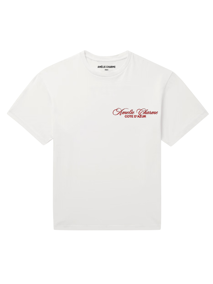 AMÉLIE CHARME Château de Charme T-Shirt White