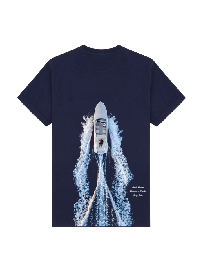 AMÉLIE CHARME French Riviera T-Shirt Navy