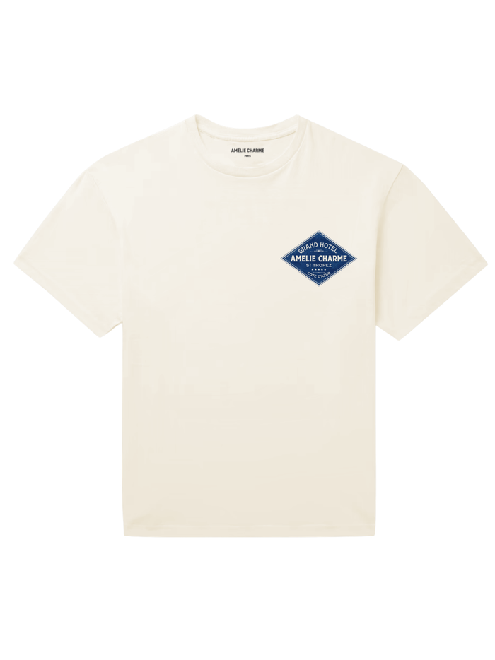 AMÉLIE CHARME Grand Hôtel St Tropez T-Shirt Beige