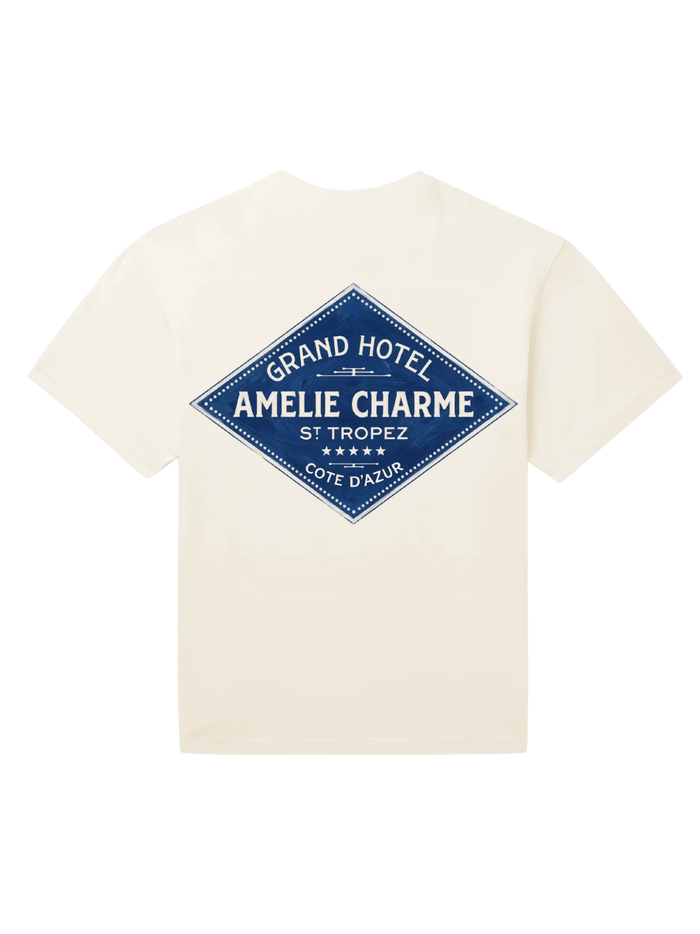 AMÉLIE CHARME Grand Hôtel St Tropez T-Shirt Beige