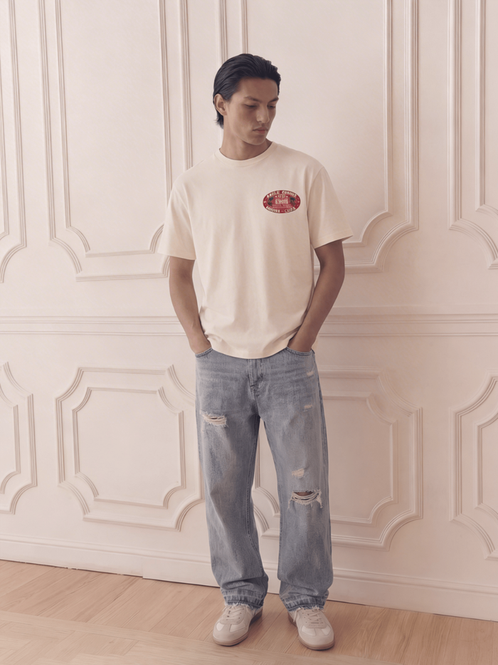 AMÉLIE CHARME Hôtel Cuba T-Shirt Beige