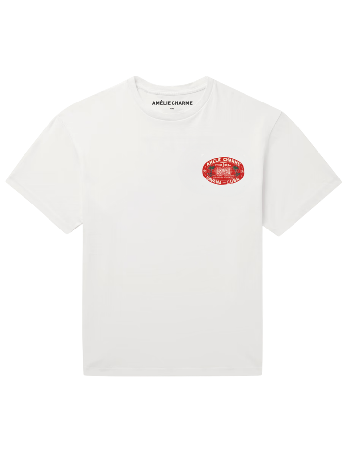 AMÉLIE CHARME Hôtel Cuba T-Shirt White