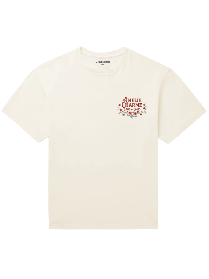 AMÉLIE CHARME Lago di Como T-Shirt Beige