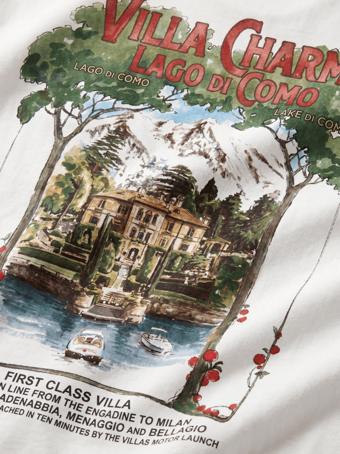 AMÉLIE CHARME Lago di Como T-Shirt White