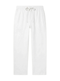 AMÉLIE CHARME Linen Trousers White