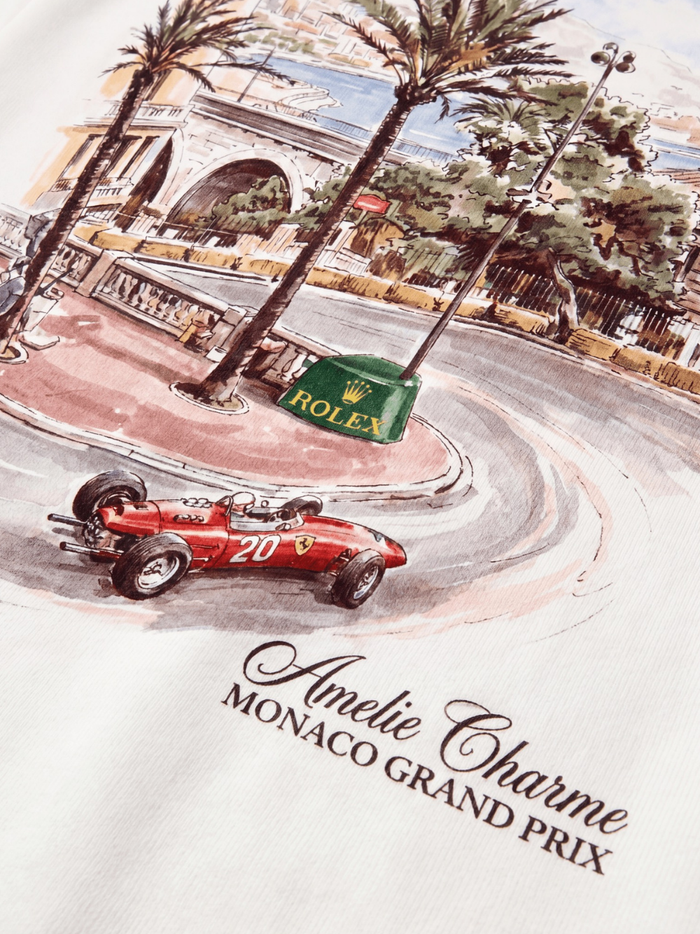 AMÉLIE CHARME Monaco Grand Prix T-Shirt White